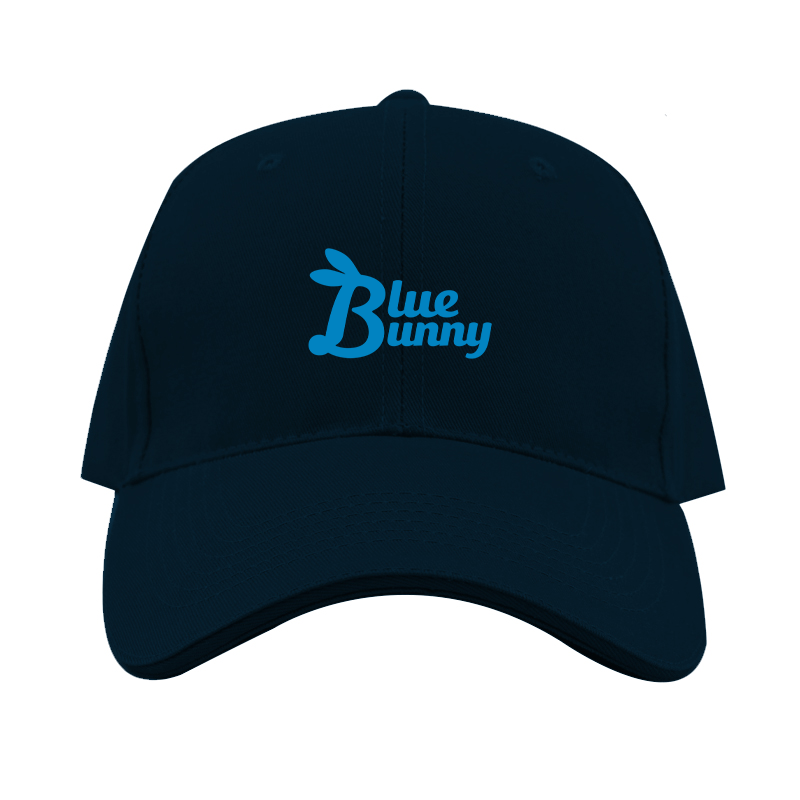 Blue Bunny  Logo  Dad Baseball Cap Hat