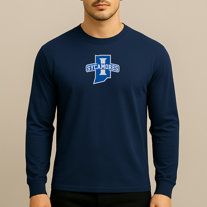 Men's Indiana State Sycamores Logo Long Sleeve T-Shirt