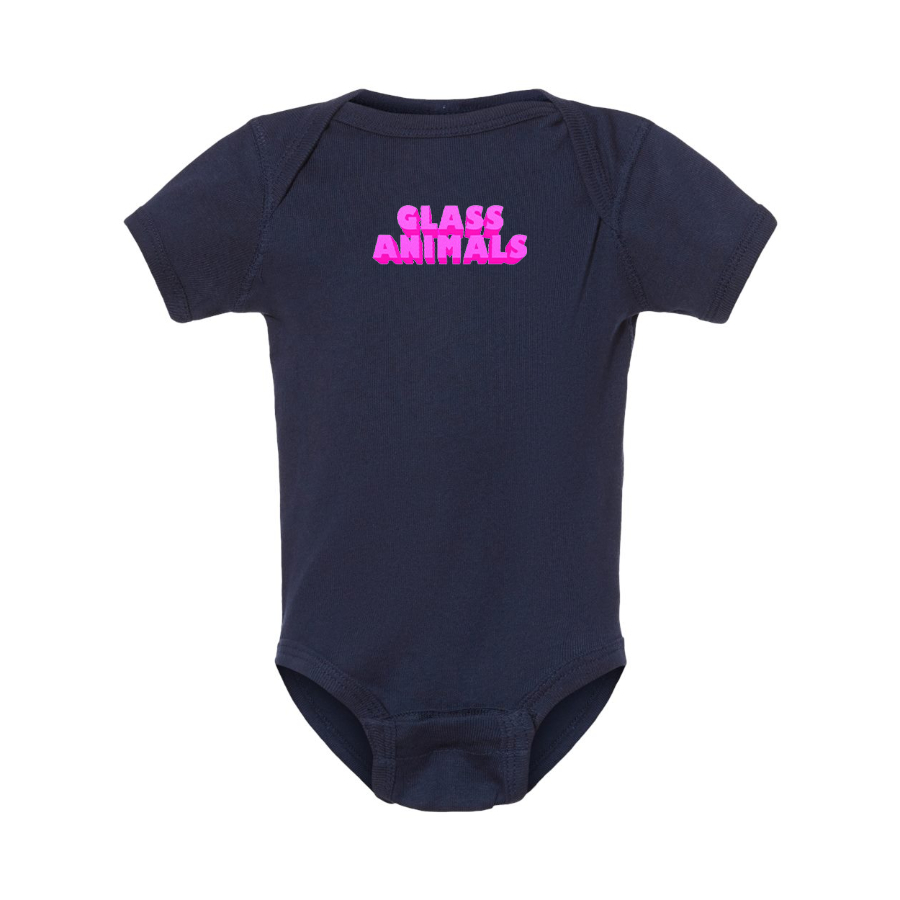 Glass Animals  Logo Baby Onesie Romper