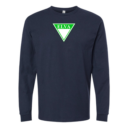 Men's Elva Logo Long Sleeve T-Shirt