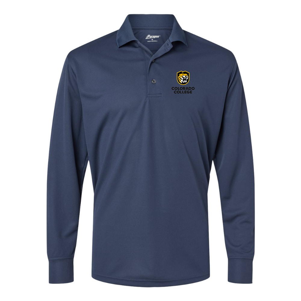 Men's   Colorado College Tigers Paragon Prescott Long Sleeve Polo