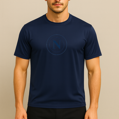 Men's Napoli 2025 Soccer Logo Polyester T-Shirt