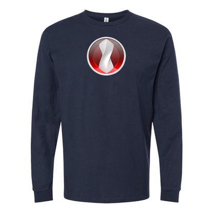 Men's Devon Motorworks Logo Cotton Long Sleeve T-Shirt