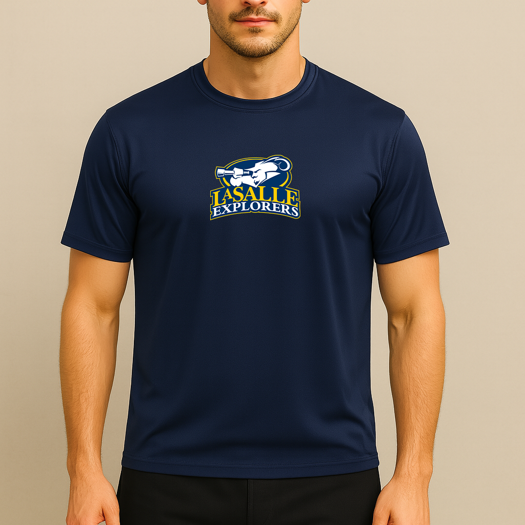 Men's La Salle Explorers Logo Polyester T-Shirt