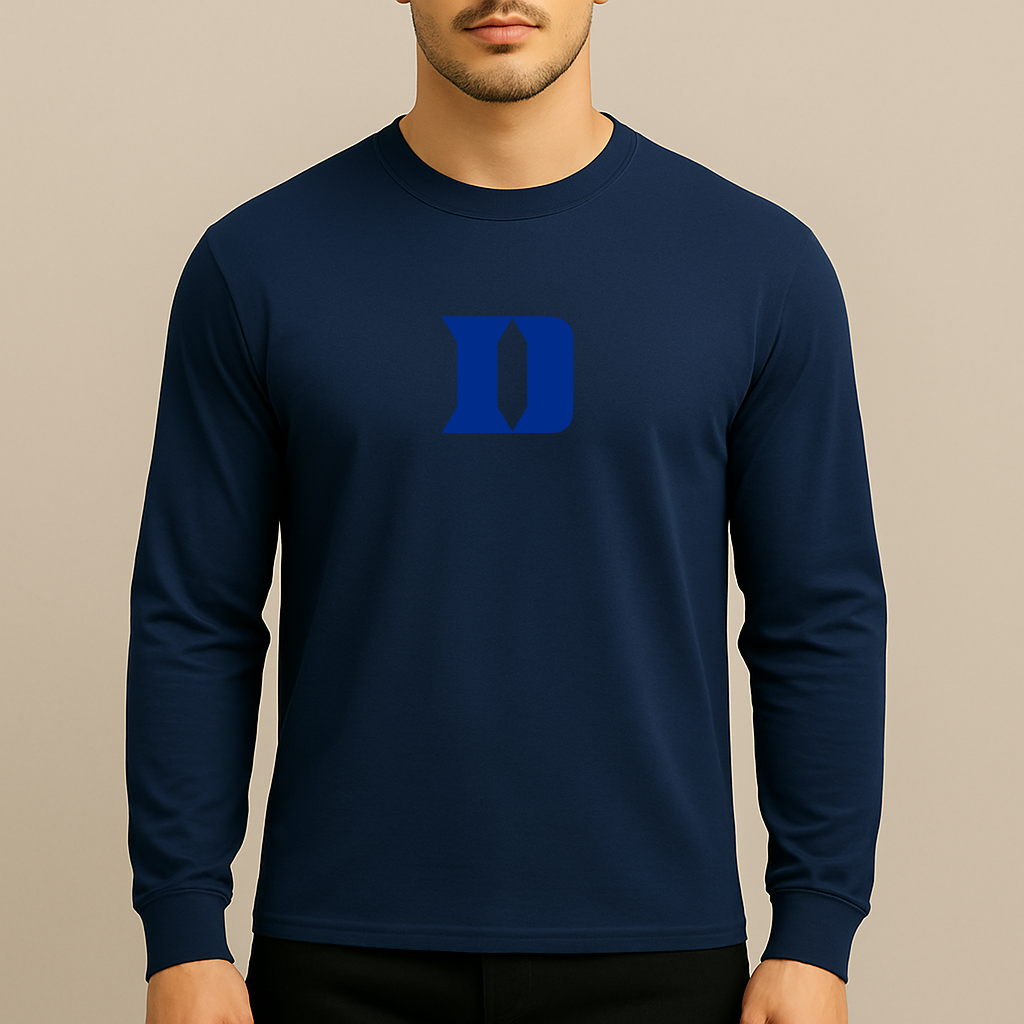 Men's Duke Blue Devils Logo Long Sleeve T-Shirt