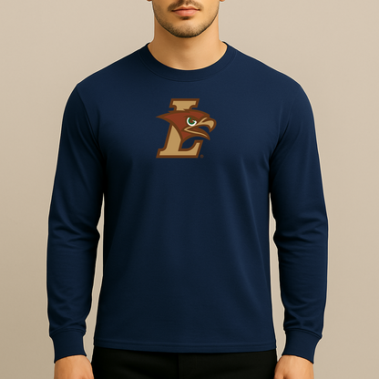 Men's Lehigh Mountain Hawks Logo Long Sleeve T-Shirt