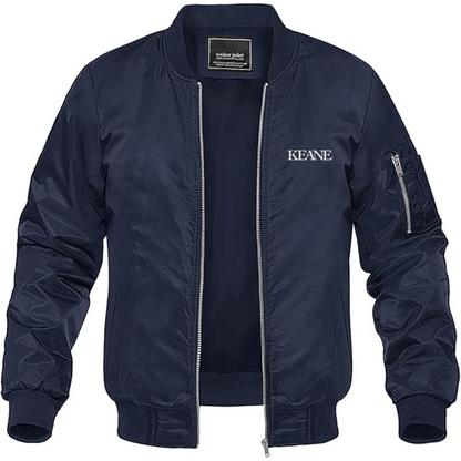 Men's Keane Lightweight Bomber Jacket Windbreaker Softshell Varsity Jacket Coat