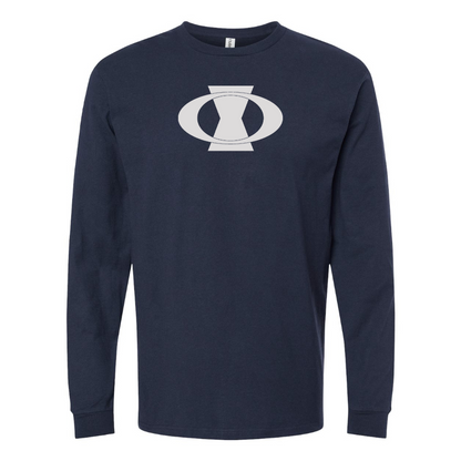 Men's Oltena Logo Cotton Long Sleeve T-Shirt