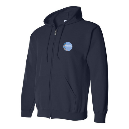 Men's Fondation Concorde Logo Zipper Hoodie