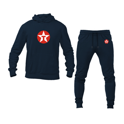 Men's Texaco Logo Hoodie Joggers Set