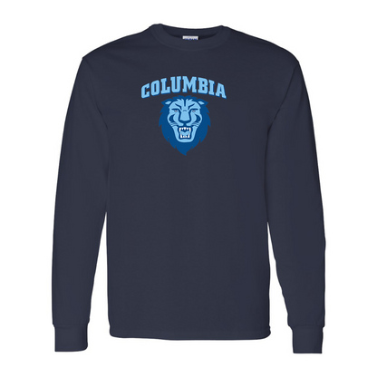 Men's Columbia Lions Gildan Heavy Cotton Long Sleeve T-Shirt