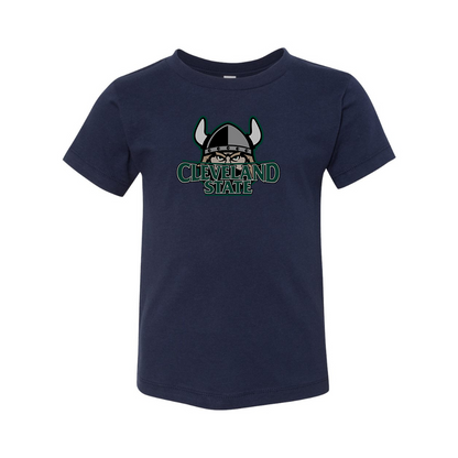 Cleveland State Vikings BELLA  CANVAS Toddler Jersey Tee