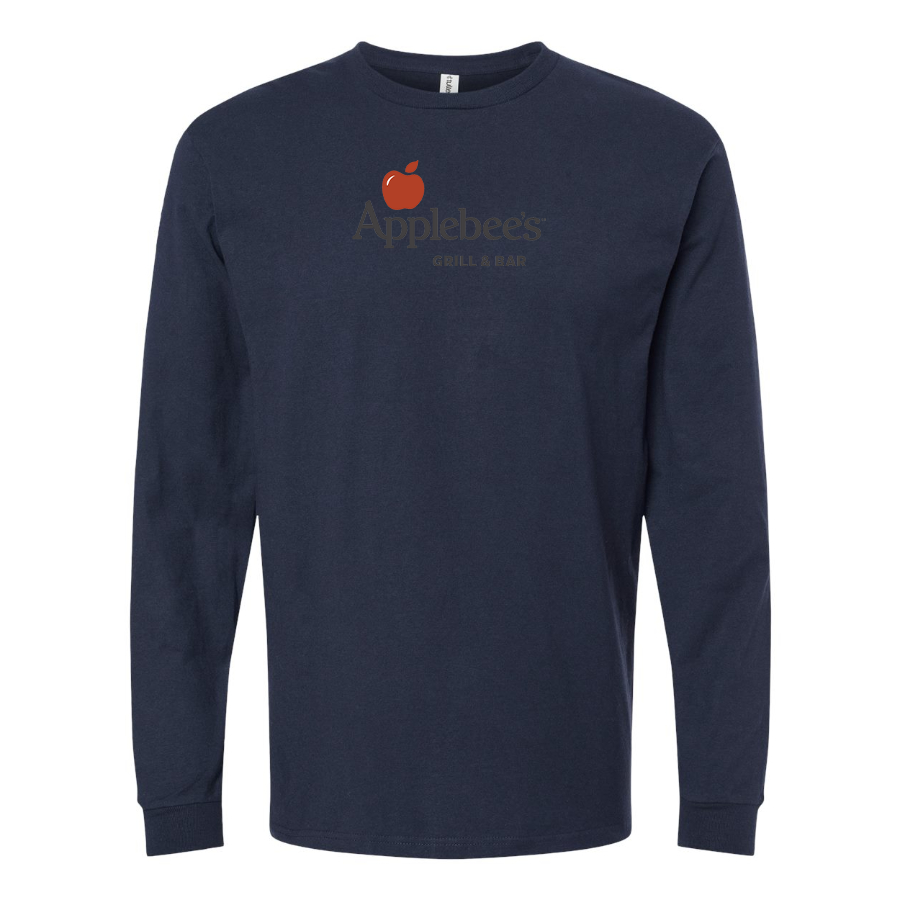 Men's Applebees Logo Cotton Long Sleeve T-Shirt