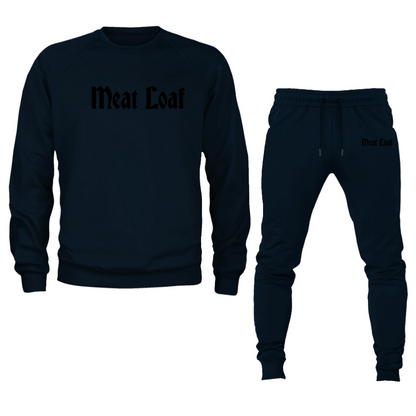 Men's Meat Loaf Crewneck Sweatshirt Joggers Suit