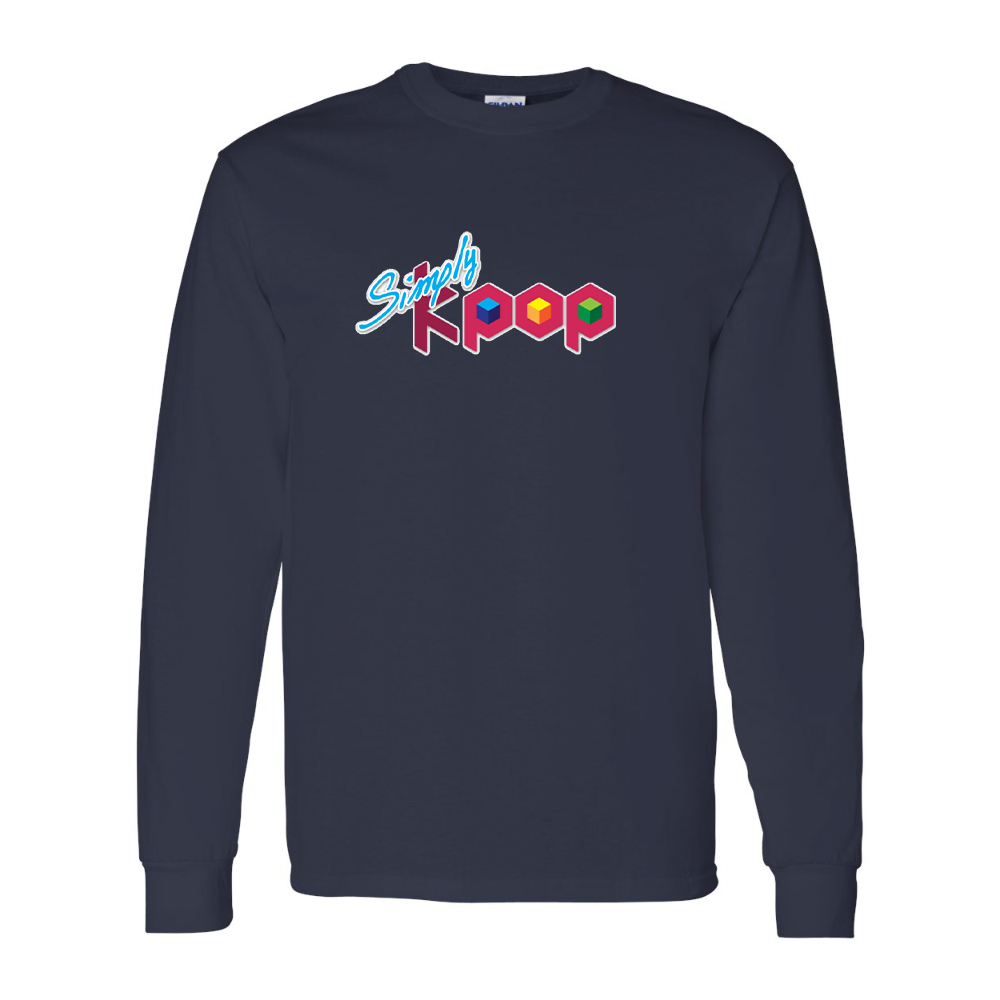 Men's  Simply Kpop  Gildan Heavy Cotton Long Sleeve T-Shirt