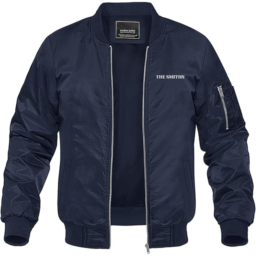 Men's The Smiths Lightweight Bomber Jacket Windbreaker Softshell Varsity Jacket Coat