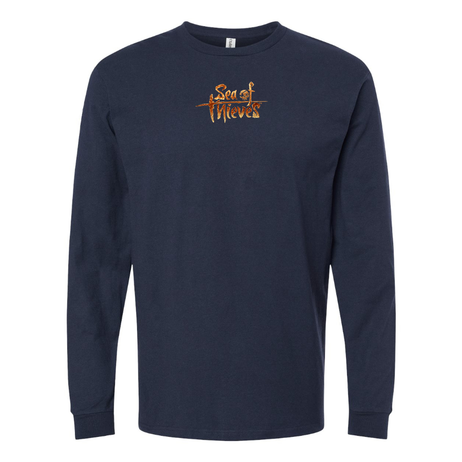 Youth Sea Of Thieves Logo Cotton Long Sleeve T-Shirt