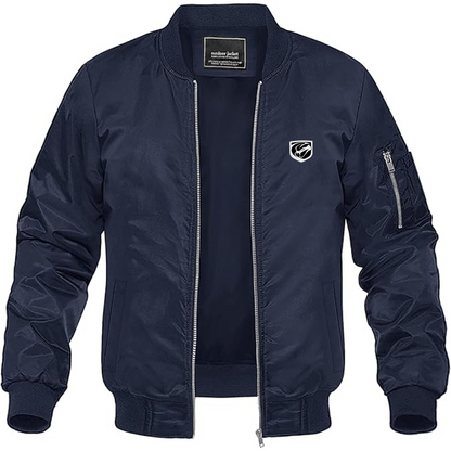Men's Dodge Viper Logo Lightweight Bomber Jacket Windbreaker Softshell Varsity Jacket Coat