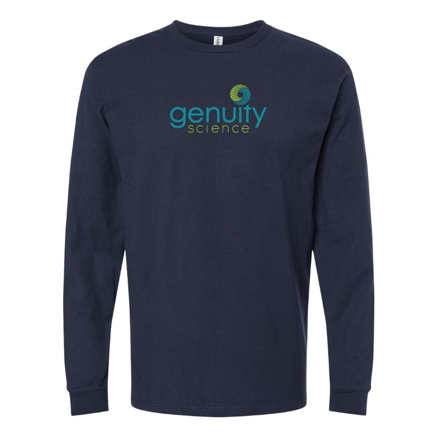 Men's Genuity Science  Logo Cotton Long Sleeve T-Shirt