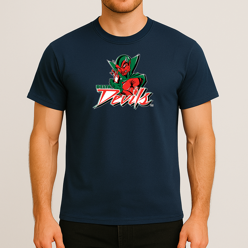 Men's MVSU Delta Devils Logo Cotton T-Shirt