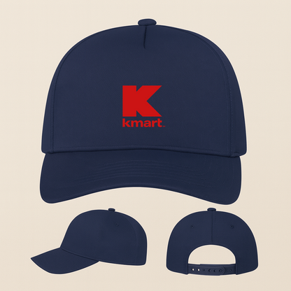 Kmart Logo Five Panel Twill Snapback Cap