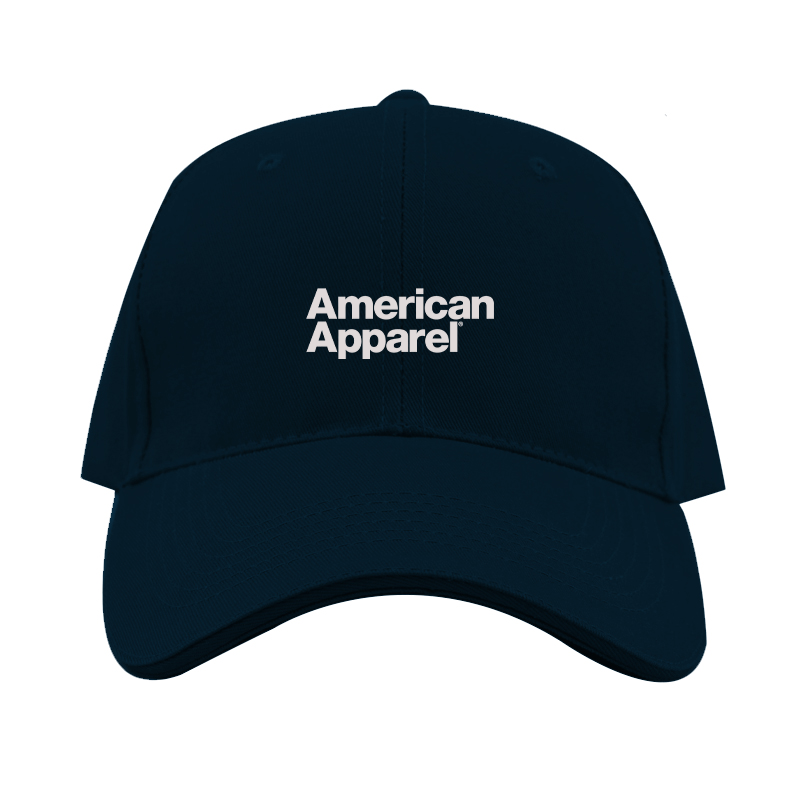 American Apparel  Logo  Dad Baseball Cap Hat