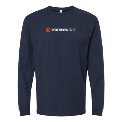 Men's CyberPowerPC Logo Cotton Long Sleeve T-Shirt