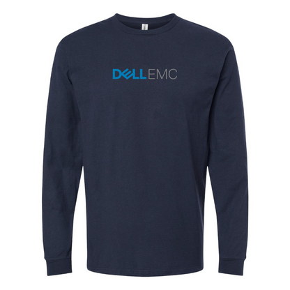 Men's EMC Logo Cotton Long Sleeve T-Shirt