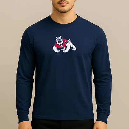 Men's Fresno State Bulldogs Logo Long Sleeve T-Shirt
