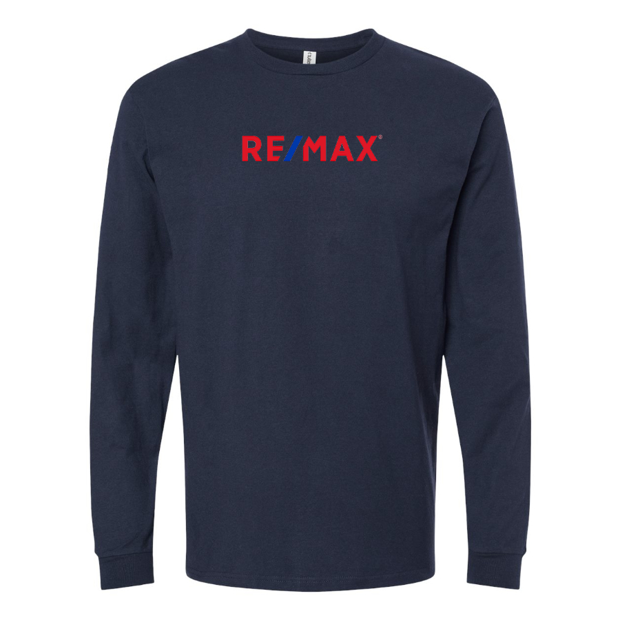 Men's ReMax Logo Cotton Long Sleeve T-Shirt