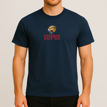 Men's IUPUI Jaguars Logo Cotton T-Shirt