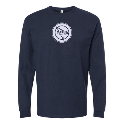 Men's Matra Sports Logo Cotton Long Sleeve T-Shirt