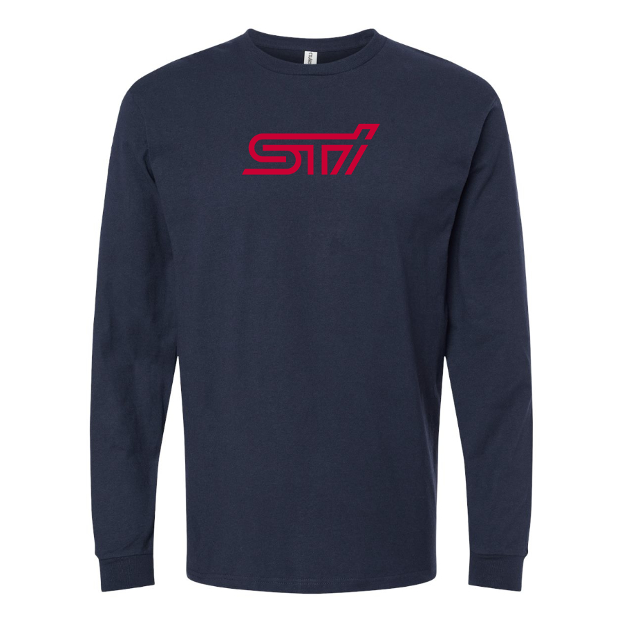Men's STI Logo Cotton Long Sleeve T-Shirt