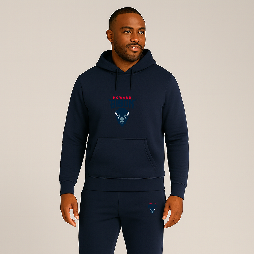 Men's Howard Bison Logo Hoodie Joggers Set