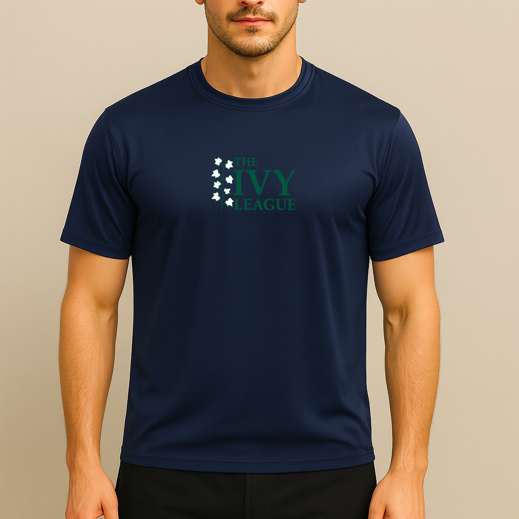 Men's Ivy League Logo Polyester T-Shirt