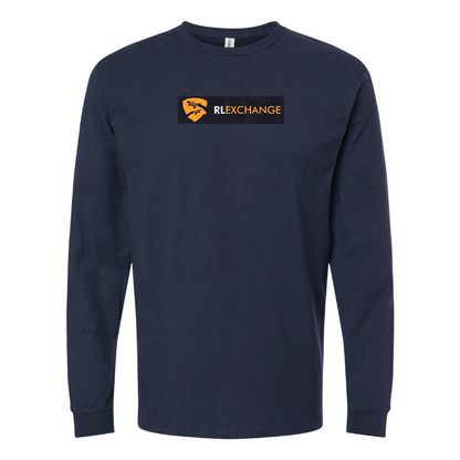 Men's RL Exchange Logo Cotton Long Sleeve T-Shirt