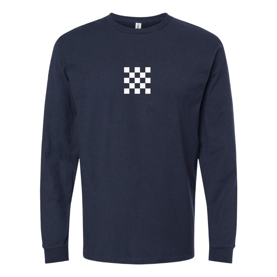 Men's Checker Motors Corporation Logo Long Sleeve T-Shirt