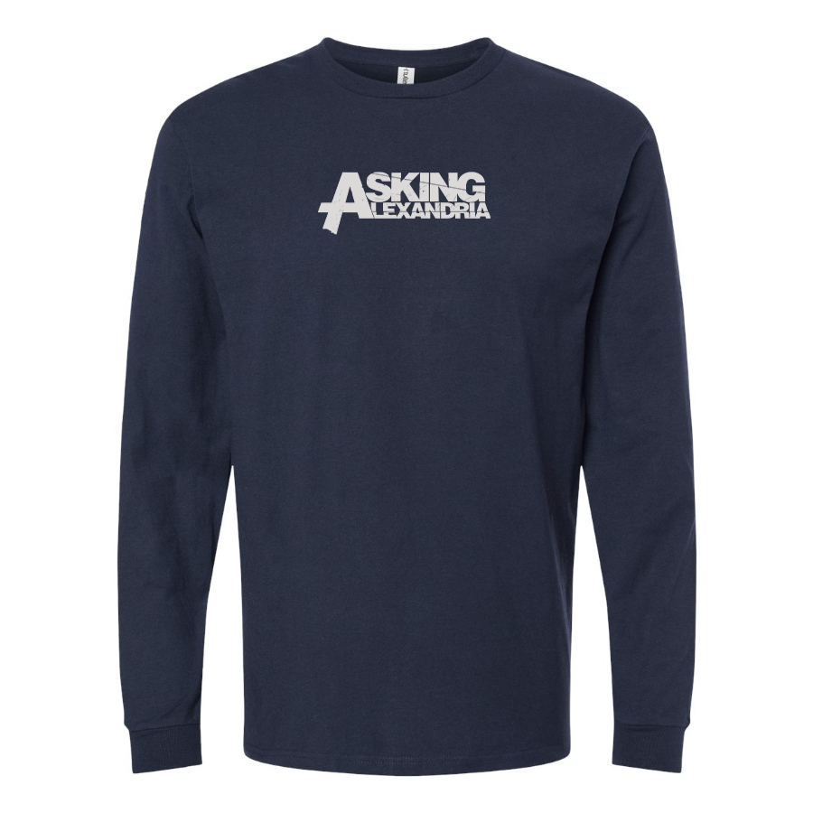 Men's Asking Alexandria Logo Cotton Long Sleeve T-Shirt