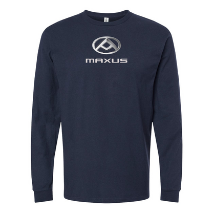 Men's Maxus Logo Cotton Long Sleeve T-Shirt