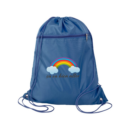 Ça va bien aller Q-Tees - Polyester Cinchpack