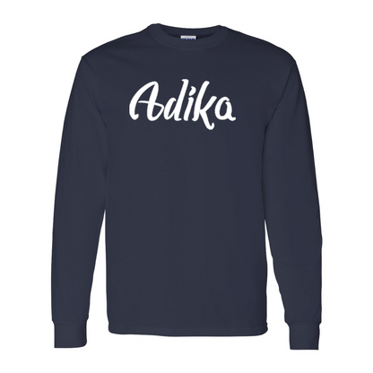 Men's Adika  Gildan Heavy Cotton Long Sleeve T-Shirt