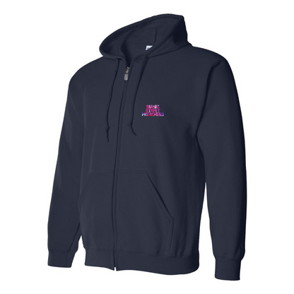 Men's Manic Street Preachers Logo Zipper Hoodie