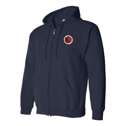 Men's Corre La Licorne Logo Zipper Hoodie