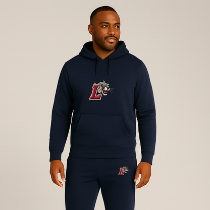 Men's Lafayette Leopards Logo Hoodie Joggers Set