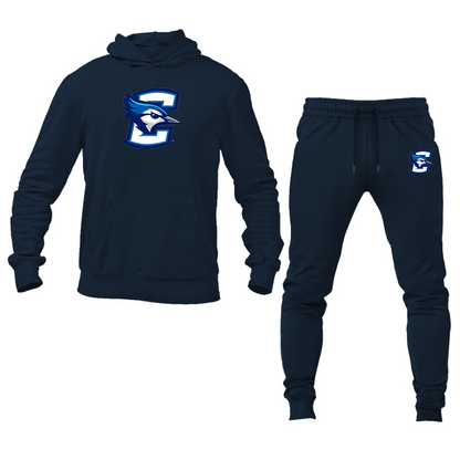 Men's Creighton Bluejays Hoodie Joggers Set