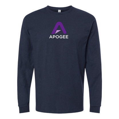 Men's Apogee Electronics Logo Cotton Long Sleeve T-Shirt