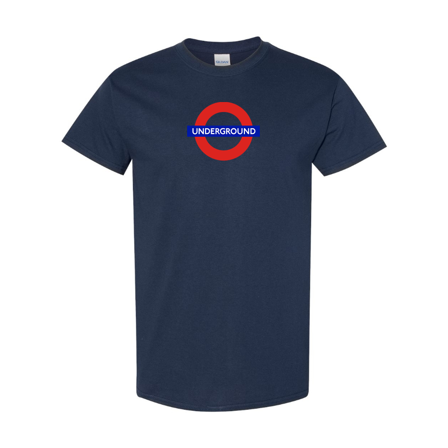Men's London Tube Logo Cotton T-Shirt