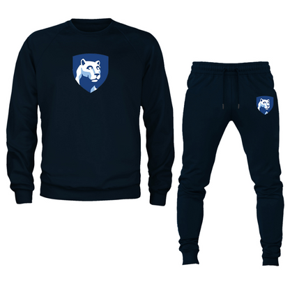 Men's Penn State Symbol Crewneck Sweatshirt Joggers Suit