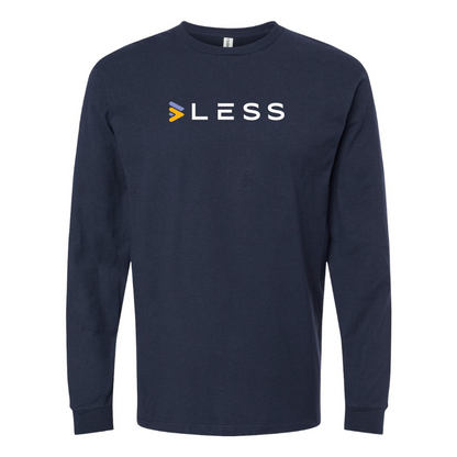 Men's LOGO LESS Logo Cotton Long Sleeve T-Shirt