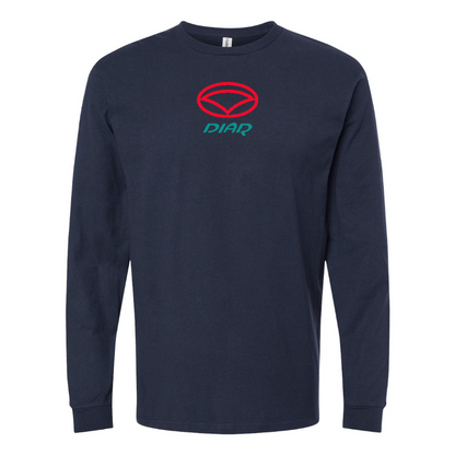 Men's Diar Motors Logo Cotton Long Sleeve T-Shirt
